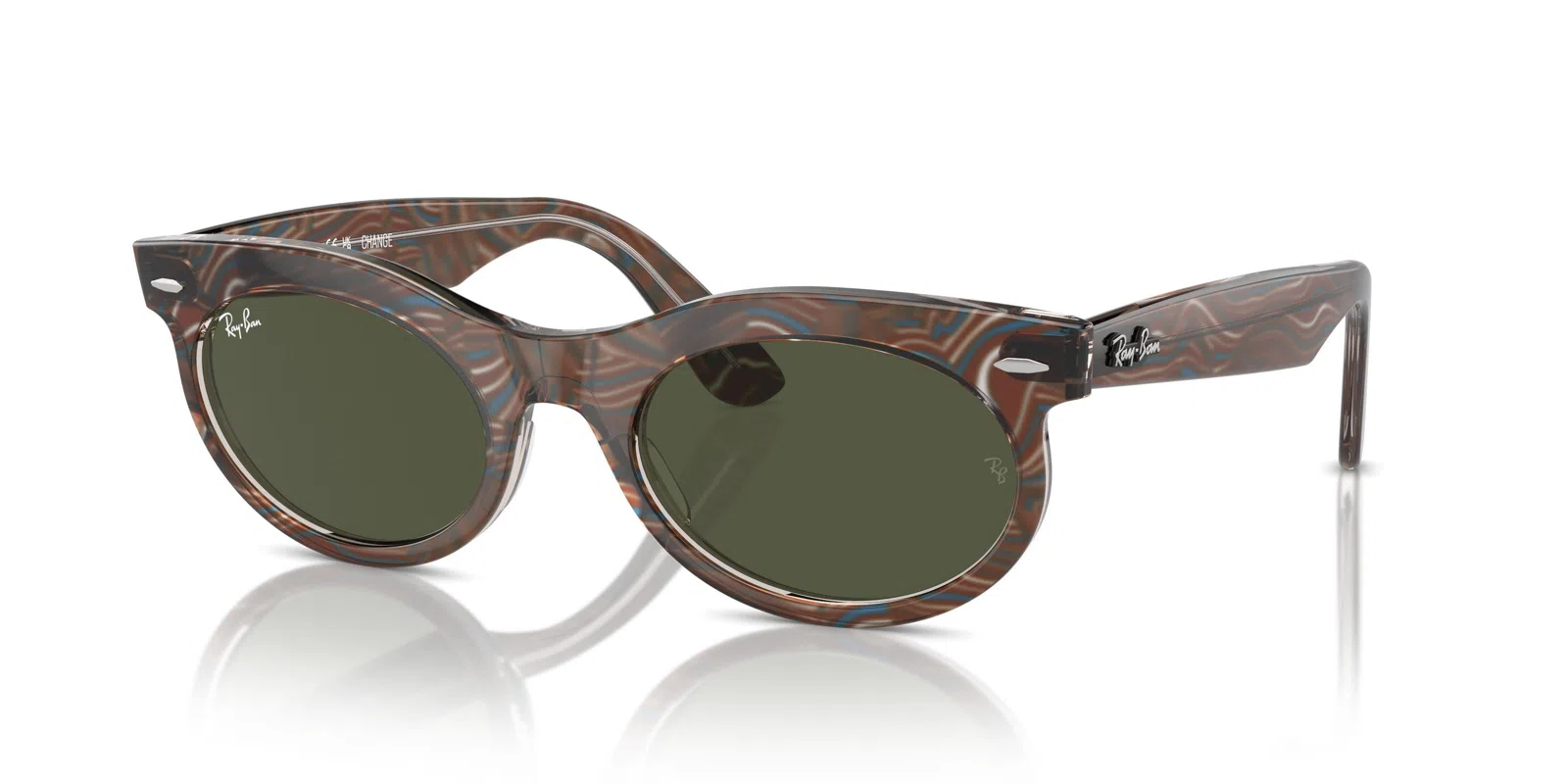 Ray-Ban Wayfarer Oval 2242F Sunglasses - view 83